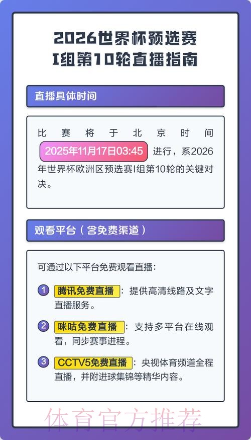 2026世界杯在线观看全攻略:最新直播平台推荐 2026世界杯在线观看全攻略:最新直播平台推荐